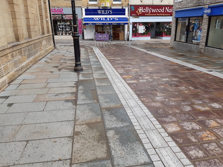 Completed new paving on Low Street